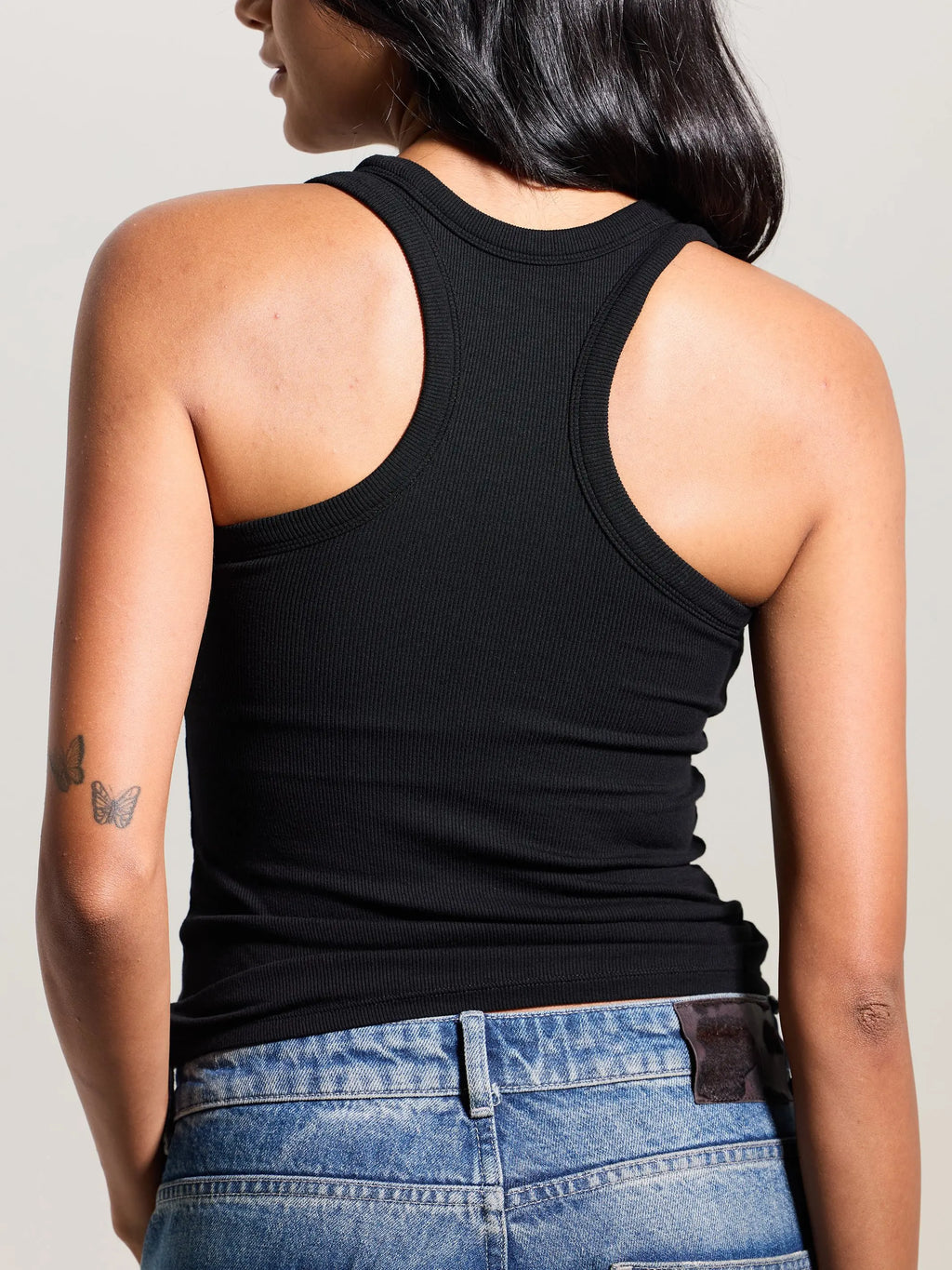Ribbed Scoop Racerback Brami Soft Stretchy